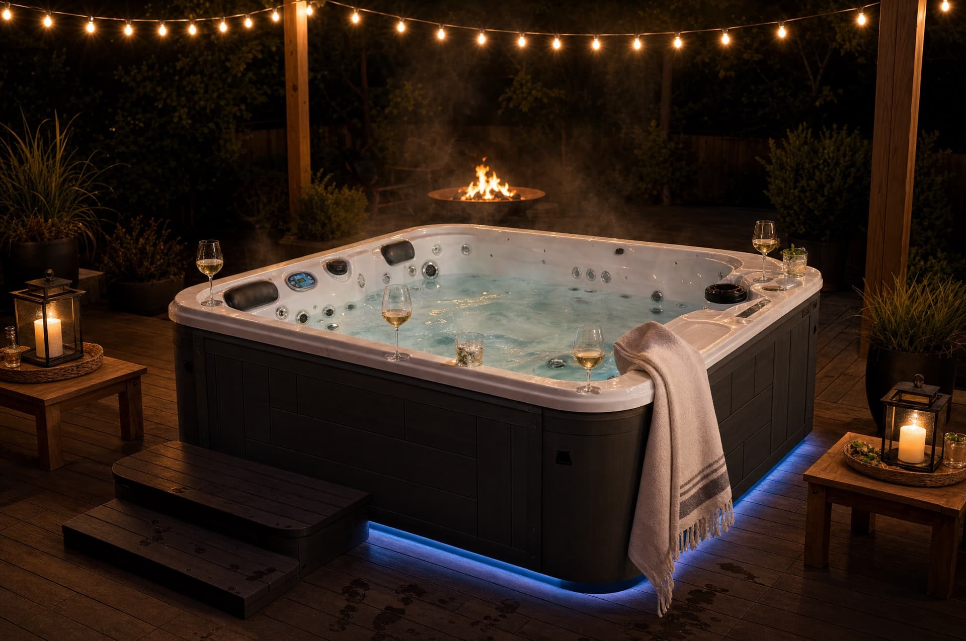 Social 5 Person Hot Tub