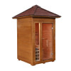 Bristow 2-Person Outdoor Wet/Dry Traditional Sauna with Harvia Heater