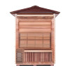 Freeport 3-Person Outdoor Traditional Wet/Dry Sauna with Harvia Heater